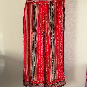 Ann Taylor Loft flowy bohemian pants XS
